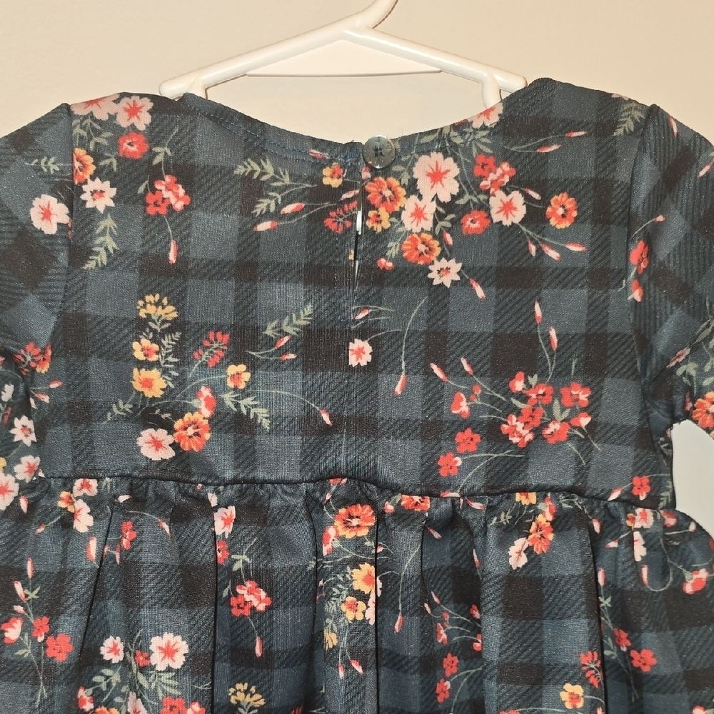 Charming Floral Kids Dress with Bell Sleeves LOT-P - Picture 7 of 7